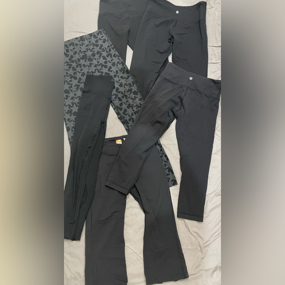 6 pair of crop workout pants. Size Small,4. Lululemon, Arie, Lucy, Sculpt